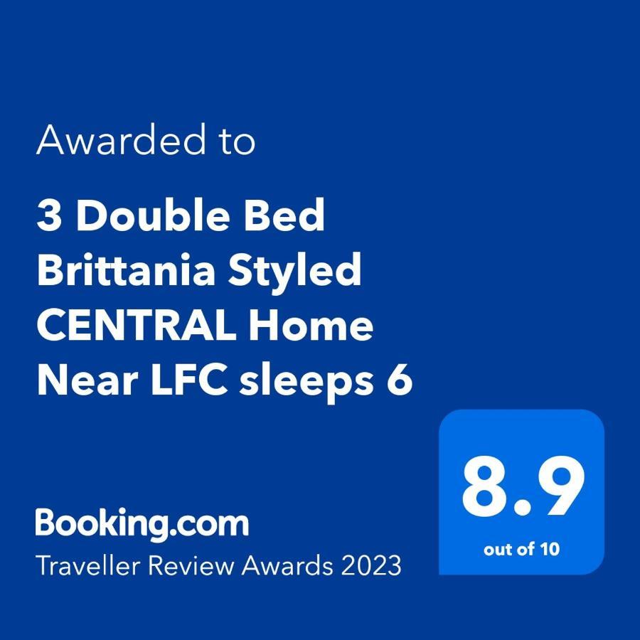 3 Double Bed Brittania Styled Central Home Near Lfc Sleeps 6 With Free Business Super Fast Fibre Broadband Liverpool Kültér fotó